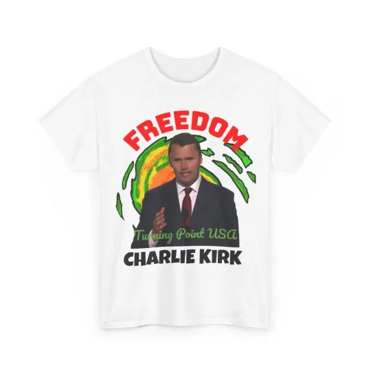 Discover Charlie Kirk Freedom RIP T-Shirt Patriotic