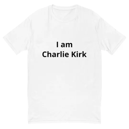 Discover I Am Charlie Kirk T-Shirt rip , sz s-5xl