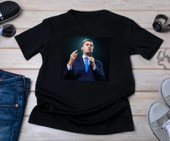Charlie Kirk Memorial T-Shirt Commemorative Patriotic Tee