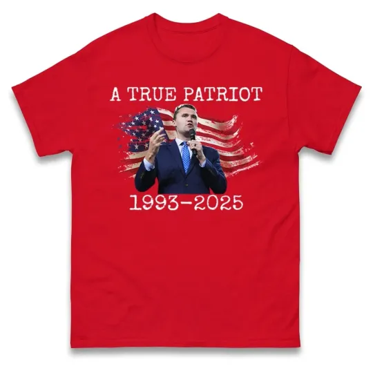 Charlie Kirk T Shirt, A True Patriot Charlie Kirk Jumper, Tribute To Charlie2