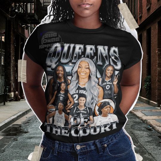 Discover Las Vegas Aces WNBA T-Shirt for Women, Women's Basketball Fans, Queens of the Court, WNBA Playoffs
