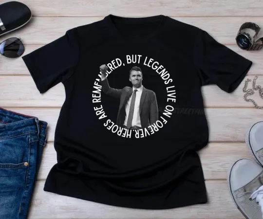 Charlie Kirk Memorial T-Shirt Respect and Honor Tribute