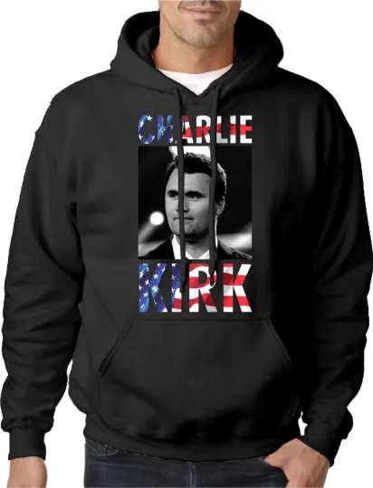 Discover Charlie Kirk Hoodie MAGA RIP USA US Donald Trump Top Turning Point Conservative