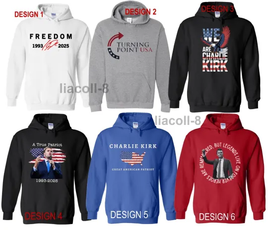 Charlie Kirk Turning Point USA Hoodie, Charlie Kirk Tribute 2025 Hoodie