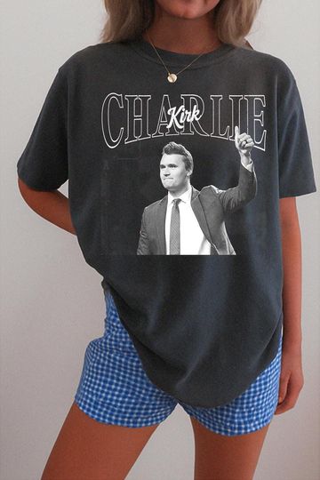 Discover Charlie Kirk Comfort Color Shirt, Pray For Charlie Kirk Shirt, Freedom Shirt, Justice For Charlie, Human Rights Tee, Charlie Kirk Freedom