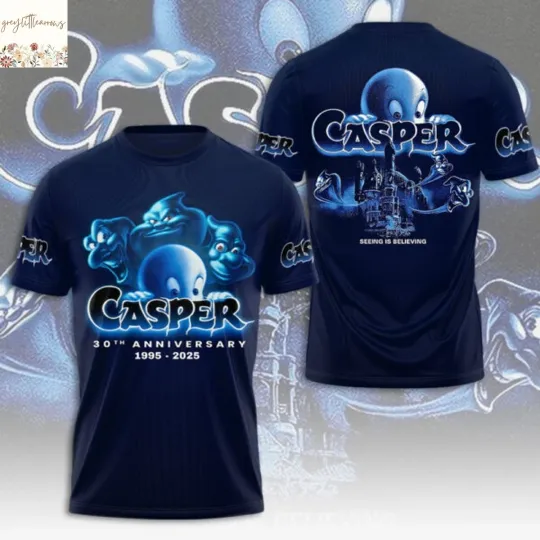 Casper The Friendly Ghost 30th Anniversary 3D T-Shirt