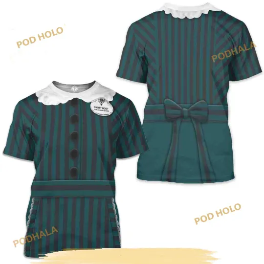 Haunted Mansion Maid 3D T-Shirt - Disney Halloween Costume