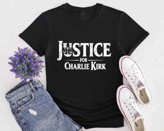 Discover Justice for Charlie Kirk Shirt – Prayers Up for Charlie - Human Rights Shirt