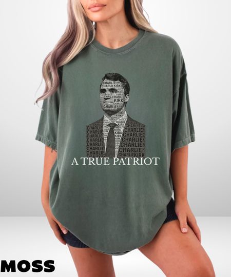 Discover A True Patriot Charlie Kirk Shirt, Pray for Charlie Kirk Shirt, Charlie Kirk Freedom Shirt,Charlie Kirk Assassination Shirt