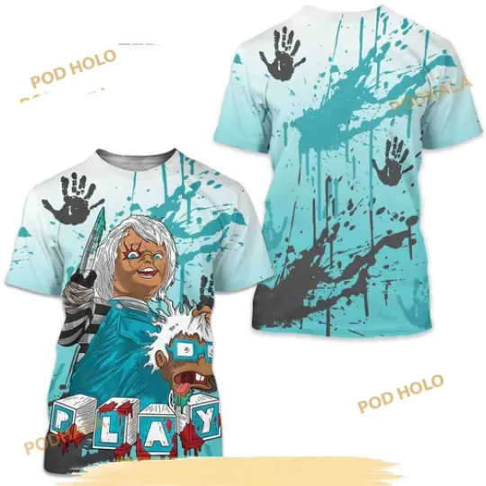 Discover Match @-ir Griffey Max 1 Aquamarine 3D T-Shirt