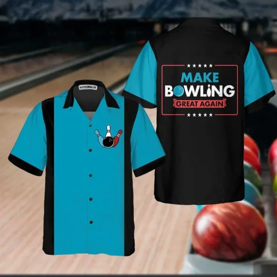 Discover Hawaiian Bowling Shirt, Fun Bowling Shirt for Bowling Lovers