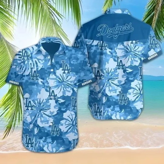 Discover LA Dogers Hawaiian Shirt Beach Gift For Baseball Fans