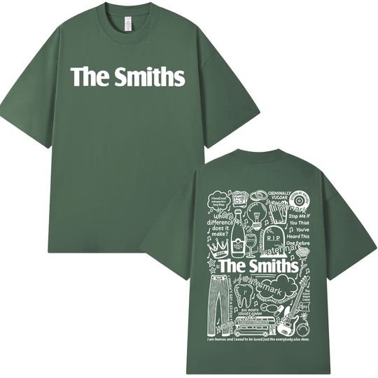 Discover Vintage The Smiths T Shirts Manga Graphic Men Women Clothes Hip Hop Retro 90s Punk Rock Band T-Shirts Cotton T-shirt Streetwear