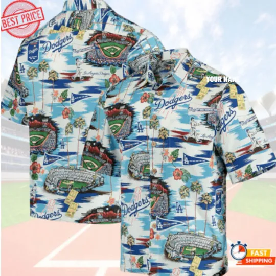 Discover Aloha Dogers Hawaiian Shirt Short-Sleeve With Pockets, Gift for Fan