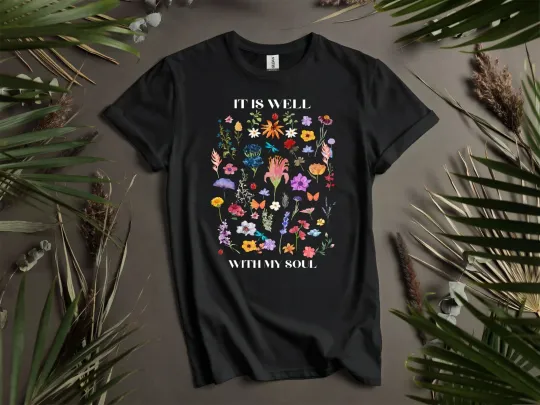 Discover Comfort Colors Christian It Is Well With My Hoodie T-Shirt