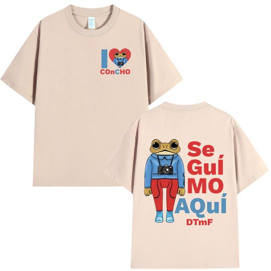 I Love Concho Frog T-Shirt Bad Bunny Inspired Graphic Tee