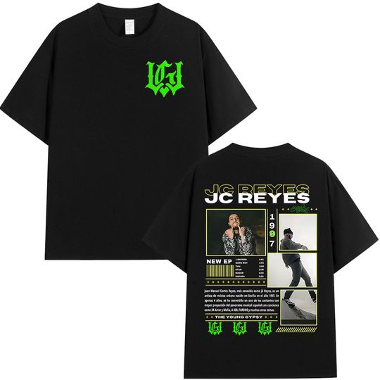 Discover Rapper Jc Reyes Album Tour 2025 Graphic T Shirts Men's Women Hip Hop Fashion Cotton T-shirt Casual Oversized T-shirts Streetwear