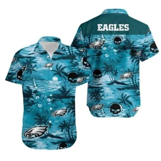 Discover Philadelphia Hawaiian Shirt Gift For Football Fans