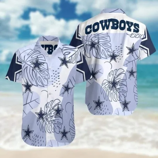 Discover Dallas Cowboys Hawaiian Shirt Beach Gift For Football Fans, football Hawaiian Shirt