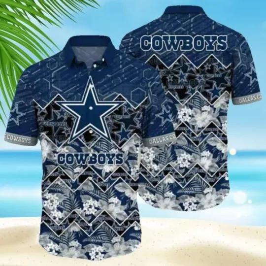 Discover Dallas Cowboys Hawaiian Shirt Best Beach Gift, football Hawaiian Shirt