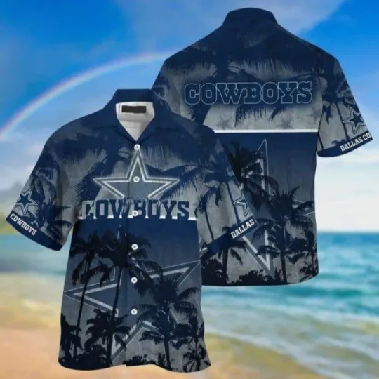 Discover Dallas Cowboys Hawaiian Shirt Vintage Gift For Football Fans, football Hawaiian Shirt