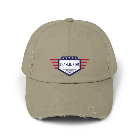 Charlie Kirk Distressed Cap, Freedom Cap, Rest in Peace Charlie Kirk Hat, Remembering Charlie Kirk Cap