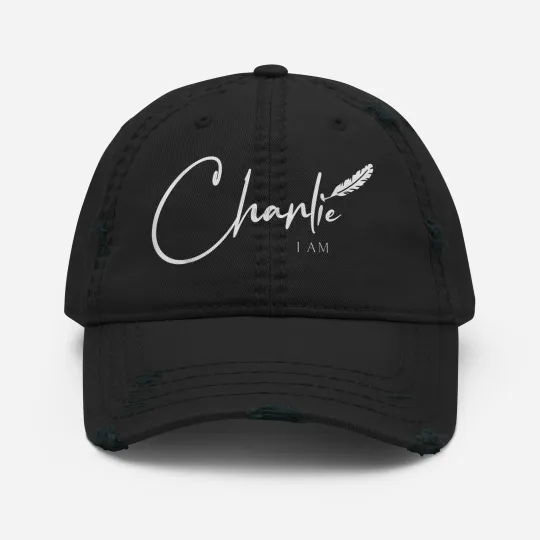 Charlie Kirk freedom Hat Unisex Distressed Cap