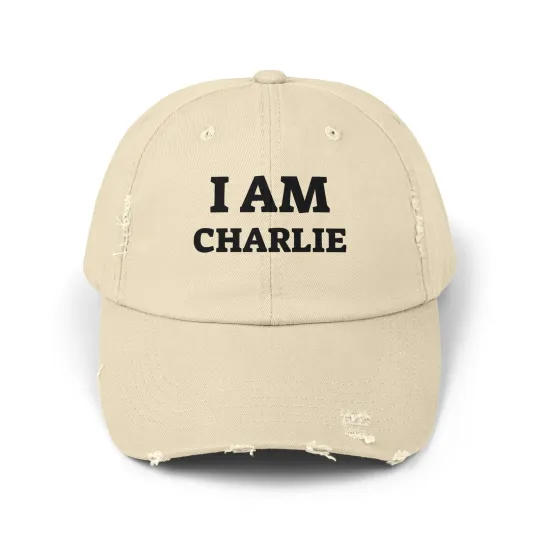 Charlie kirk maga Hat - I Am Charlie Hat  Patriotic Unisex Distressed Cap