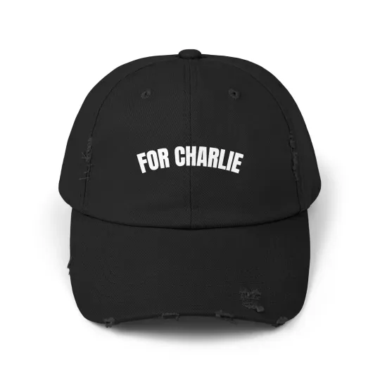 Charlie Kirk Hat - Maga  Unisex Distressed Cap