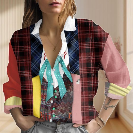 Sixth Doctor Cosplay Hawaiian Shirt, Doctor Who Women Shirt, Time Lord Halloween Hawaiian Shirt, Retro Movie Shirt