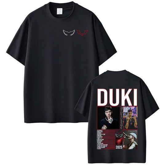 Discover Rapper Duki 2025 Album Merch T-shirt