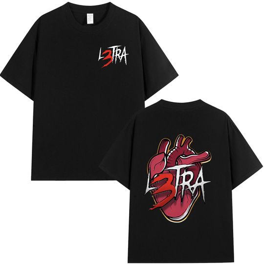 Rapper Luar La L L3TRA Heart Album T Shirts