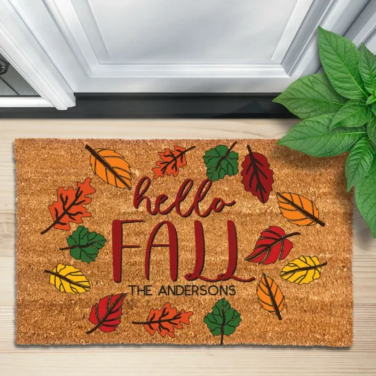 Discover Christmas Door Mats