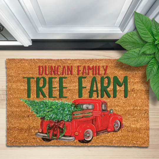Discover Christmas Door Mats