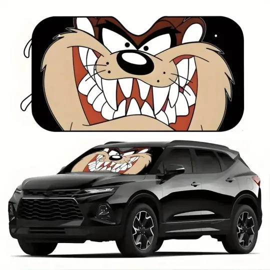 WB Looney Tunes Tasmanian Devil Car Sunshade