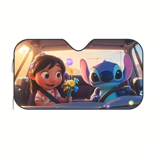 Disney Stitch Car Sunshade