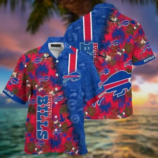 Buffalo Hawaiian Shirt Birthday Gift For Beach Lovers, Gift for Fan