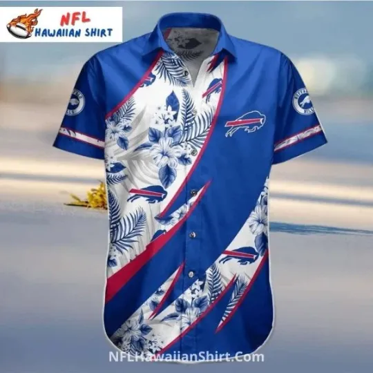 Discover Buffalo Bills Aloha Hawaiian Shirt – Floral Blue And White Hibiscus Size S-5XL