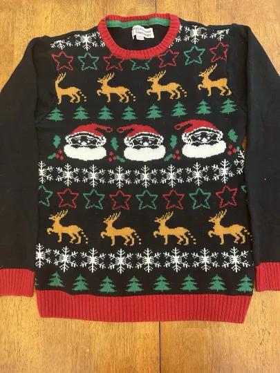 Discover Ugly Christmas Sweater Brand 2XL Santa Reindeer