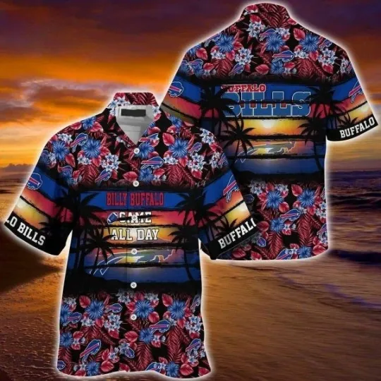Discover Buffalo Hawaiian Shirt Came All Day Gift For Sports, Gift for Fan