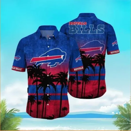 Discover Buffalo Hawaiian Shirt Vintage Gift For Beach Lovers, Gift for Fan