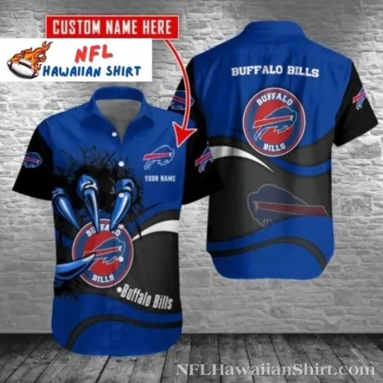 Discover Buffalo Fierce Competitor Custom Name Hawaiian Shirt , Gift for Fan