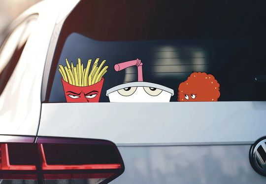 Discover ATHF Peeker Vinyl Decals: Car Window Peeking Stickers
