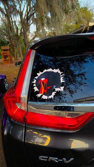 Discover Mushu Dragon Car Decal: Torn Paper Effect Mulan Sticker