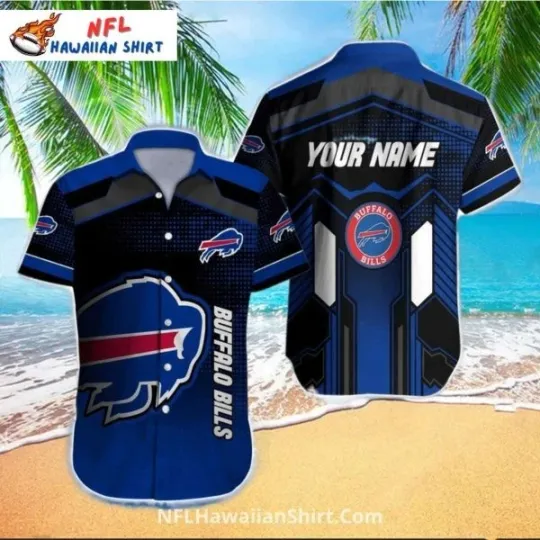 Discover Buffalo Bills Aloha Hawaiian Shirt – Custom Name Blue Design