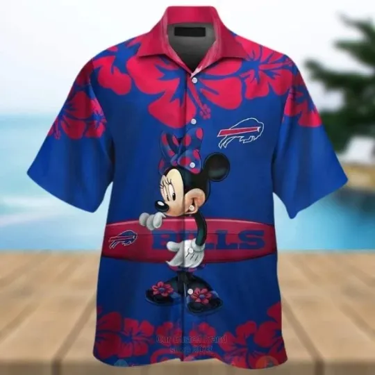 Buffalo Hawaiian Shirt Minnie Mouse Gift For Disney Lovers , Gift for Fan