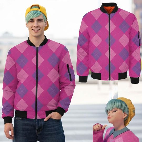 Discover Kpop Demon Hunters Costume Bomber Jacket for Men and Boys, Halloween Cosplay Outerwear