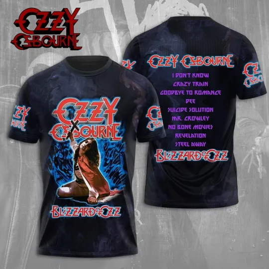 Black Sabbath x Ozzy Osbourne Reunion 3D T-Shirt