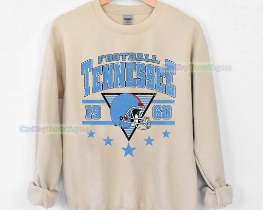 Discover Vintage Tennessee  Football Sweatshirt, Tennessee  Football Crewneck, Tennessee  Game Day Fan Gifts
