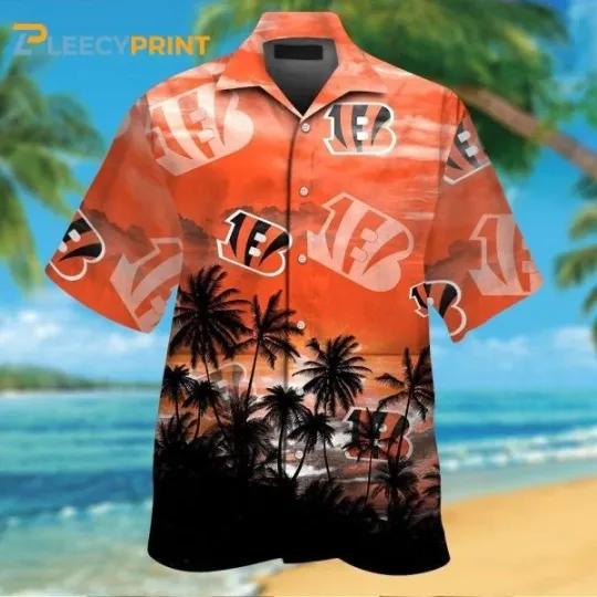 Discover Cincinnati Begalls Blue Sky Coconuts Tropical Hawaiian Shirt , Gift for Fan